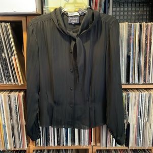 Givenchy women’s black blouse (size 8)